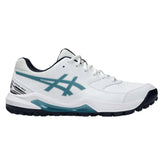 ASICS GEL-LETHAL FIELD 2 Cricket Shoes (White/Atlantis Blue)