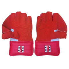 Gray Nicolls Limited Edition Wicket Keeping Gloves - Red (Adult)