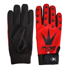 MIDS Tape Ball Batting Gloves Red (Adult)