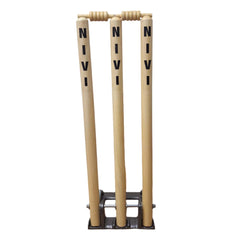 NIVI Spring Stumps (Set of 3 Stumps and 2 Bails)