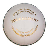 SG Tournament Cricket Leather Ball - White