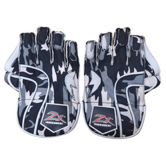 ZX Silver Fox Wicket Keeping Gloves (Boys)