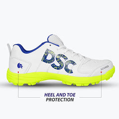 DSC Beamer Cricket Shoes - Yellow/White