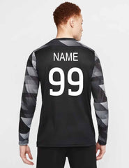 Football Goalkeeper Jersey Black / Grey (Unisex)