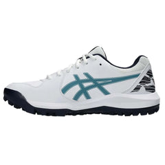 ASICS GEL-LETHAL FIELD 2 Cricket Shoes (White/Atlantis Blue)