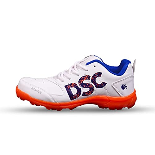 DSC Beamer Cricket Shoes - Orange/White