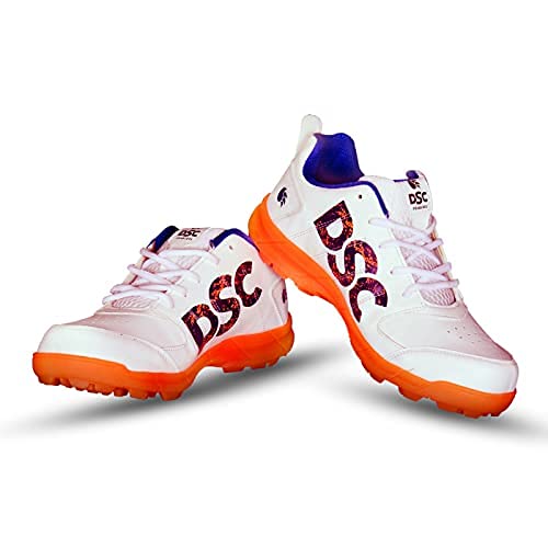 DSC Beamer Cricket Shoes - Orange/White