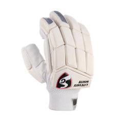 SG Litevate White Batting Gloves (Adult)