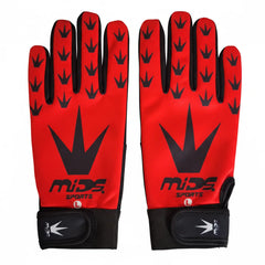 MIDS Tape Ball Batting Gloves Red (Adult)