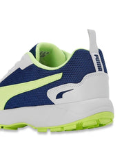 Puma Cricket Shoes High Run - White/Blue/Lime