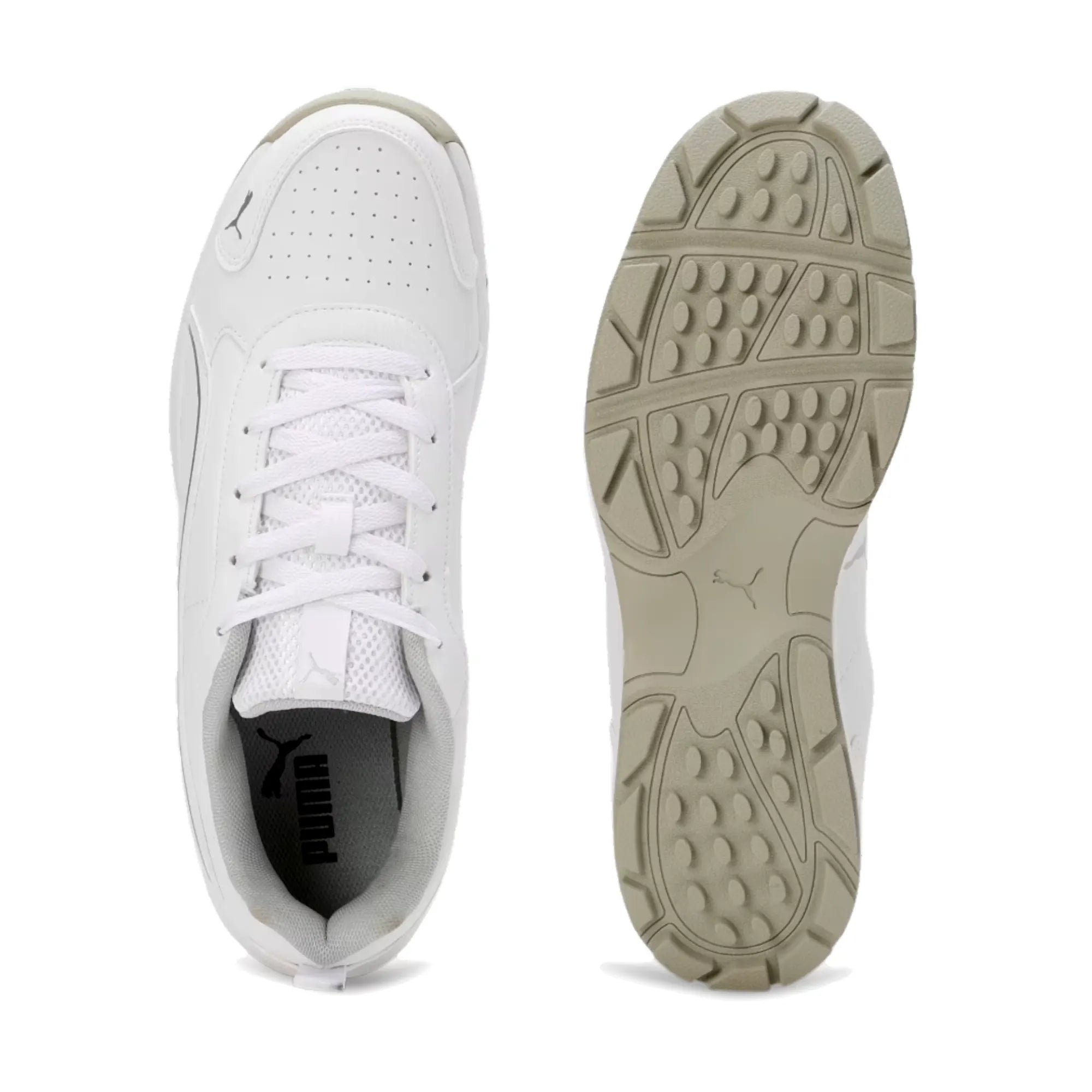 Puma Cricket Shoes Classic Cat - White/Silver