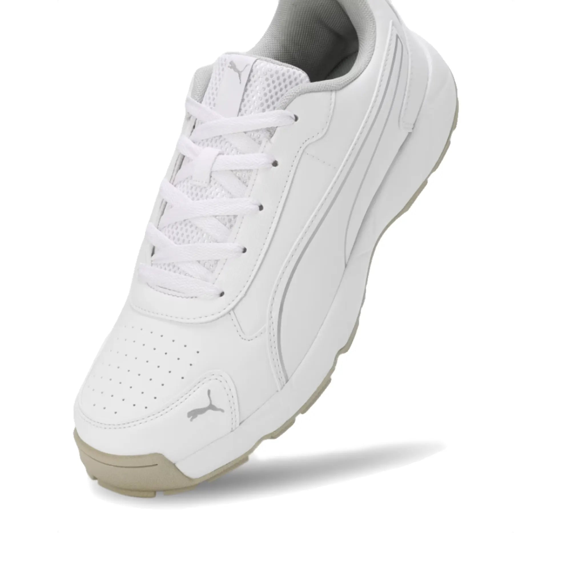 Puma Cricket Shoes Classic Cat - White/Silver