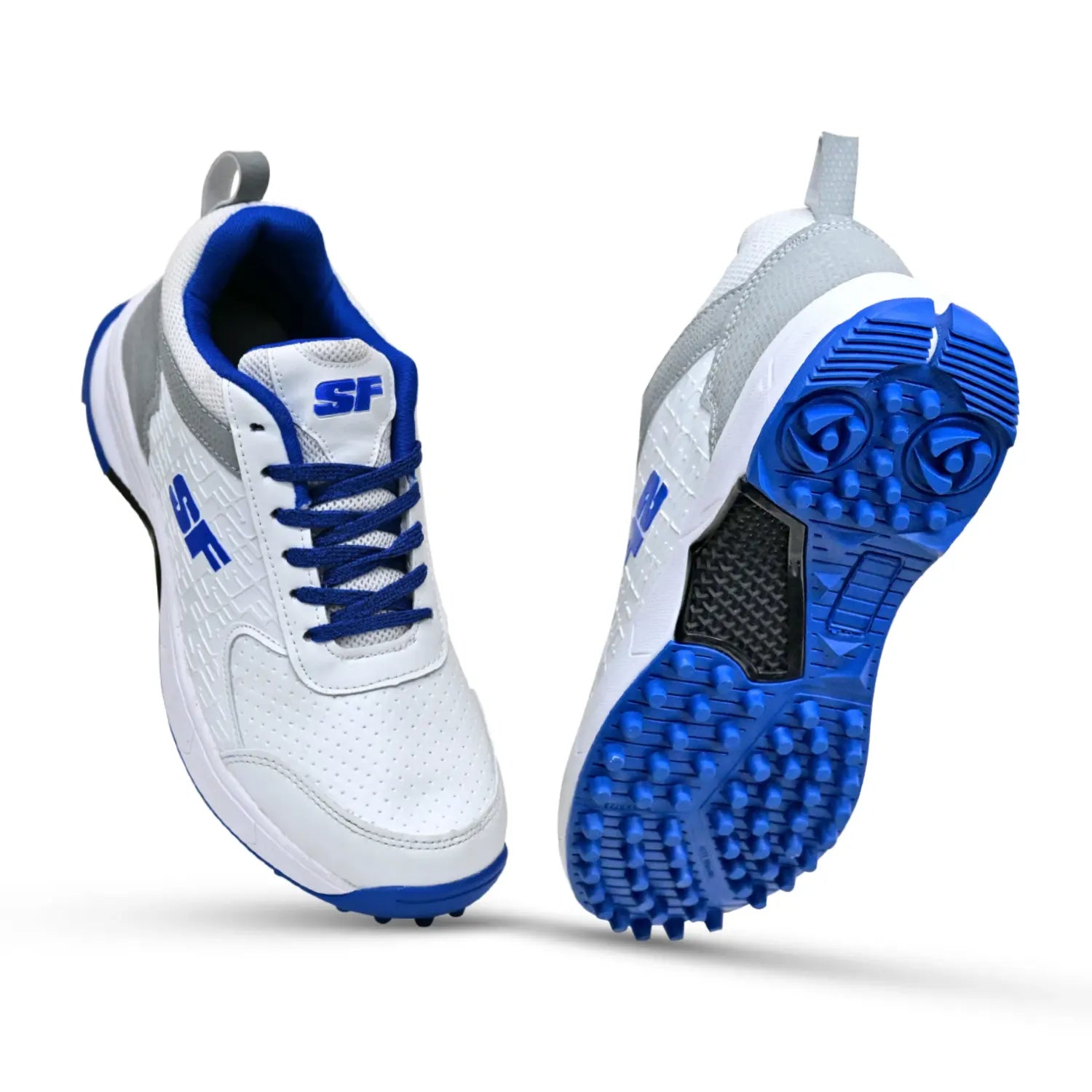 SF Force Cricket Shoes - Blue/White