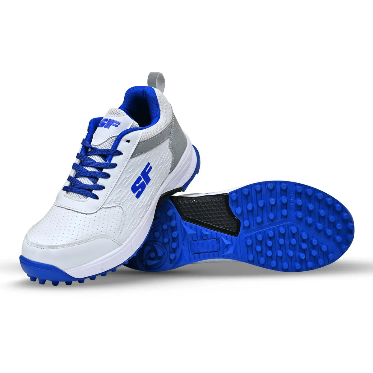 SF Force Cricket Shoes - Blue/White