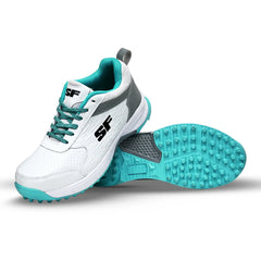 SF Force Cricket Shoes - Teal/White