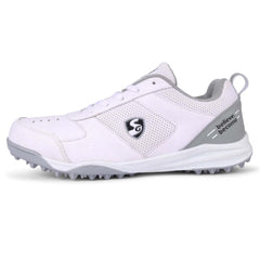 SG FUSION Cricket Shoes - Grey/White