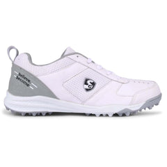 SG FUSION Cricket Shoes - Grey/White