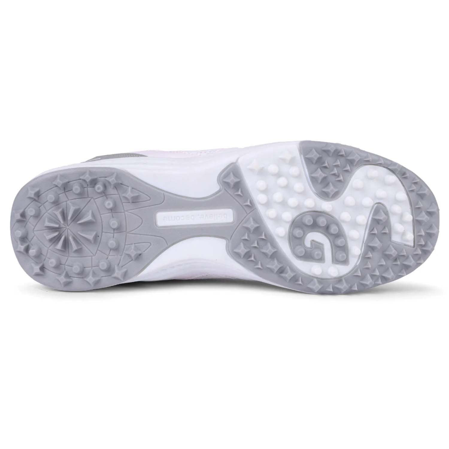 SG FUSION Cricket Shoes - Grey/White
