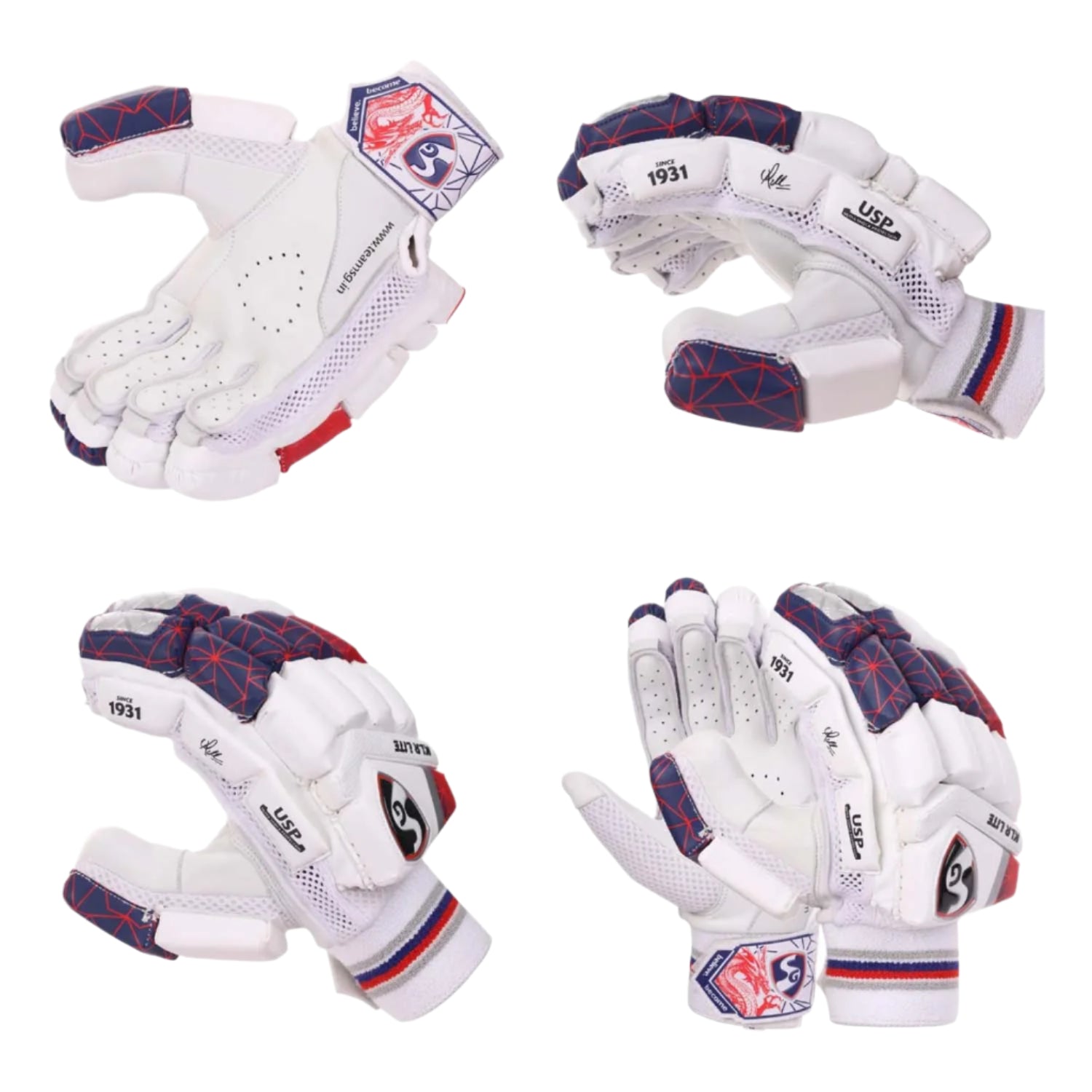 SG KLR Lite Batting Gloves - KL Rahul Series (Mens)