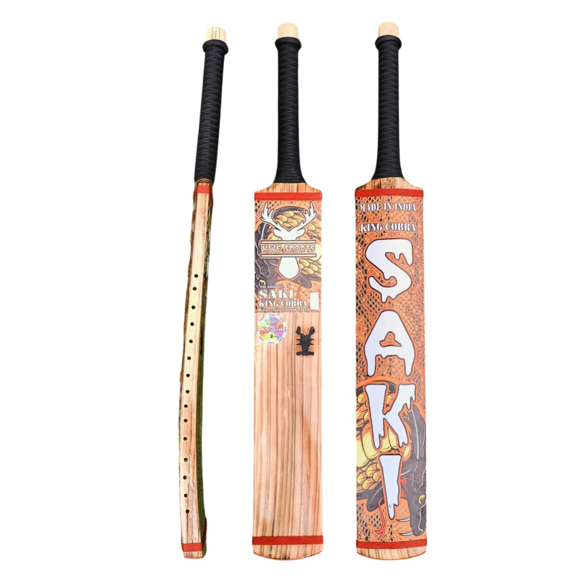 Saki King Cobra Burn Edition - Hard Tennis Cricket Bat