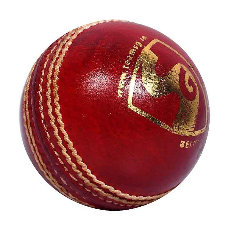 SG Club Red Cricket Leather Ball