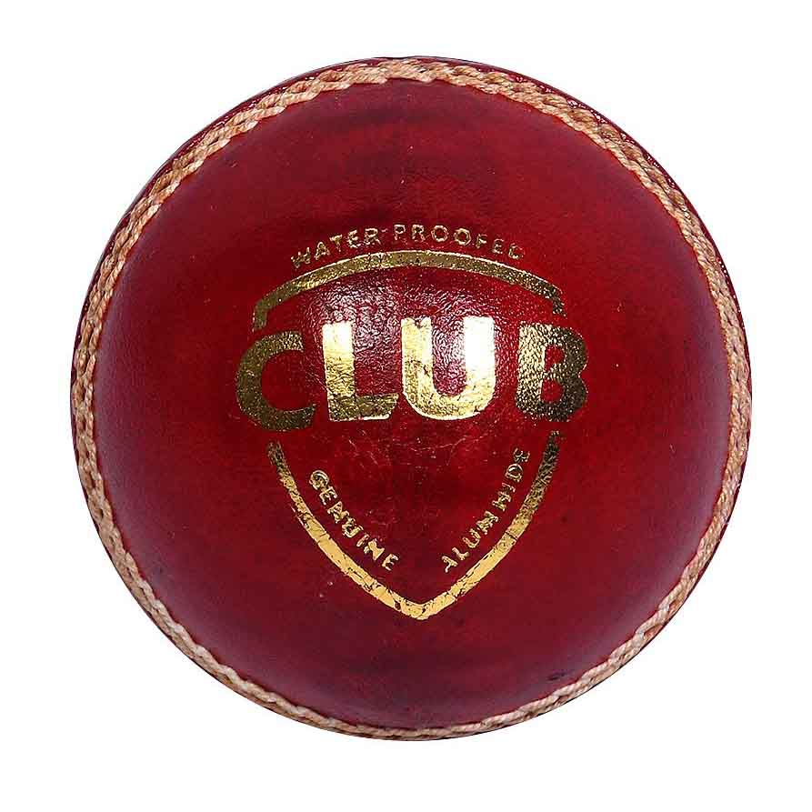 SG Club Red Cricket Leather Ball